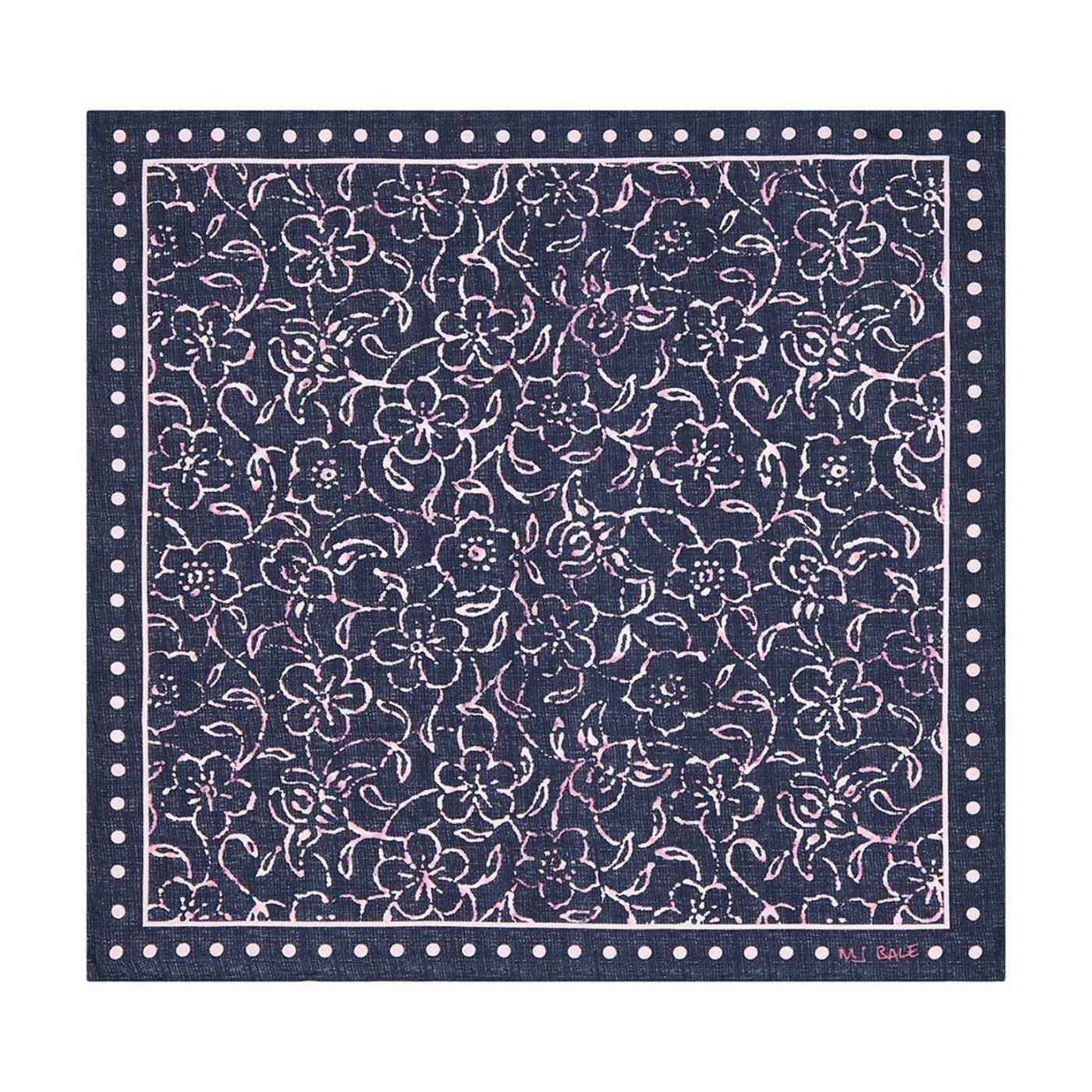 M.J. Bale Volterra Pocket Square
